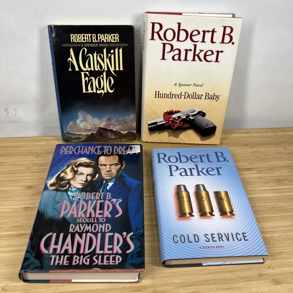 Robert B Parker Lot 4 Hardcover Spenser Perchance to Dream 1st Printing BCE